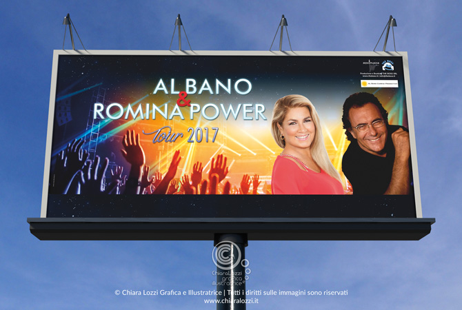 Poster 6x3 Al Bano & Romina Power